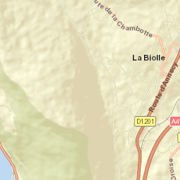 La Biolle Street Map