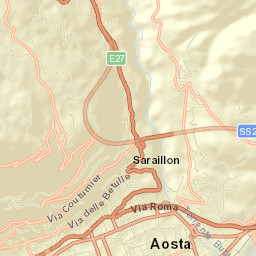 Aosta Street Map