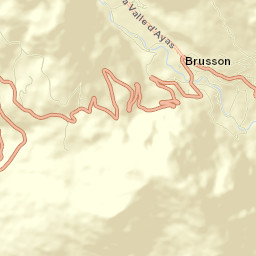 Brusson Street Map