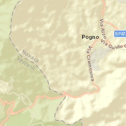 Pogno Street Map