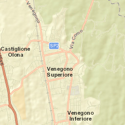 Venegono Superiore Street Map