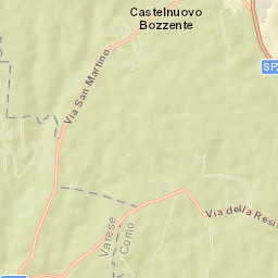 Castelnuovo Bozzente Street Map