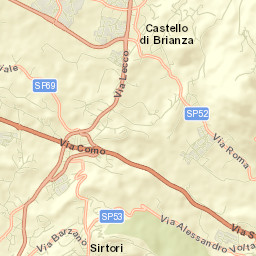 Cologna-Caraverio Street Map