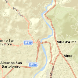 Almenno San Salvatore Street Map