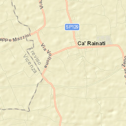 Ca' Rainati Street Map