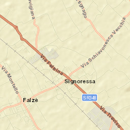 Falzè-Signoressa Street Map