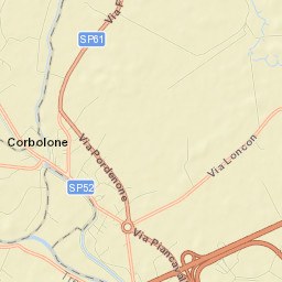 Corbolone Street Map
