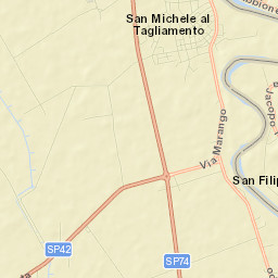 San Michele al Tagliamento Street Map