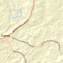 Grad Čazma Street Map