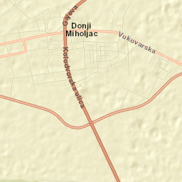Grad Donji Miholjac Street Map