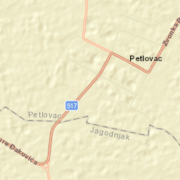 Petlovac Street Map