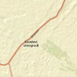 Kneževi Vinogradi Street Map