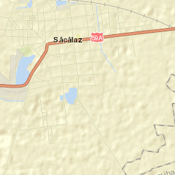 Săcălaz Street Map