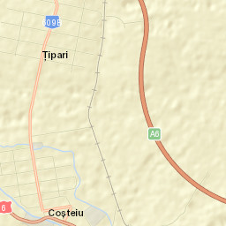 Coşteiu Street Map