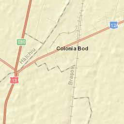 Colonia Bod Street Map