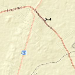 Comuna Bod Street Map