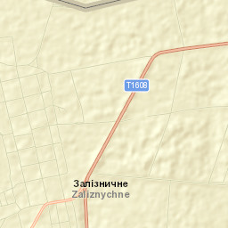 Zaliznychne Street Map
