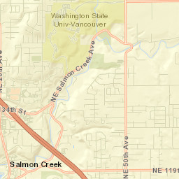 Salmon Creek Street Map