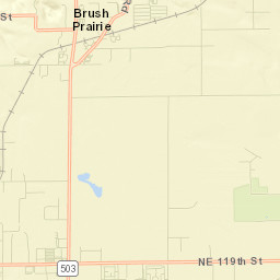 Brush Prairie Street Map