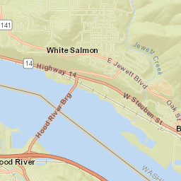 White Salmon Street Map