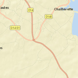 Chaillevette Street Map