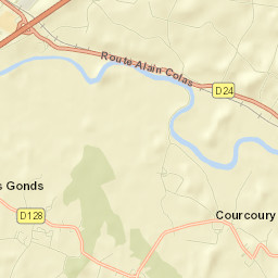 Les Gonds Street Map
