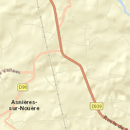 Asnières-sur-Nouère Street Map