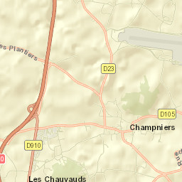 Champniers Street Map