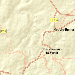Neuvic-Entier Street Map
