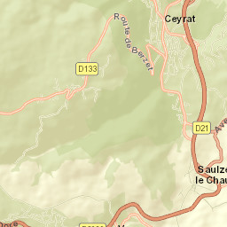 Ceyrat Street Map