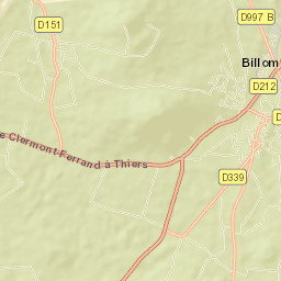 Billom Street Map