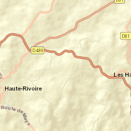 Haute-Rivoire Street Map