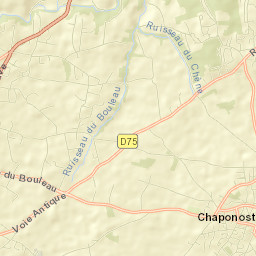 Chaponost Street Map