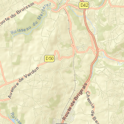 Francheville Street Map