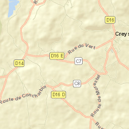 Creys-Mépieu Street Map