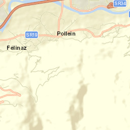 Pollein Street Map