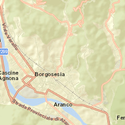 Borgosesia Street Map