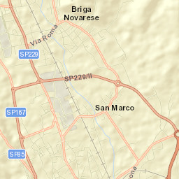 Briga Novarese Street Map