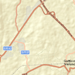 Gattico Street Map