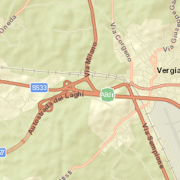 Vergiate Street Map