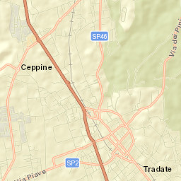 Tradate Street Map