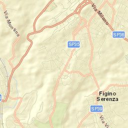 Montesolaro Street Map