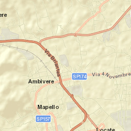 Brembate di Sopra Street Map