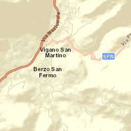 Berzo San Fermo Street Map