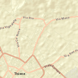 Thiene Street Map