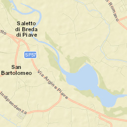 Saletto-San Bartolomeo Street Map