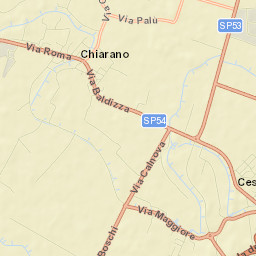 Chiarano Street Map