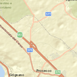 Sgonico Street Map