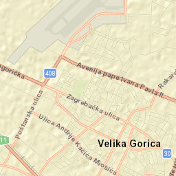 Velika Gorica Street Map