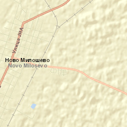Novo Miloševo Street Map